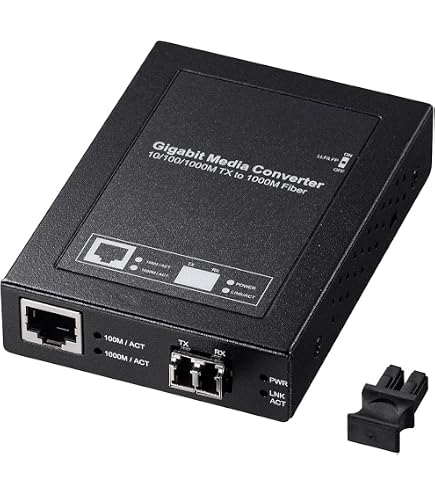 サンワサプライ　メディアコンバーター LAN-EC202C 2個セット　中古品 Amazon.co.jp: サンワサプライ 光メディアコンバータ LAN-EC202C10